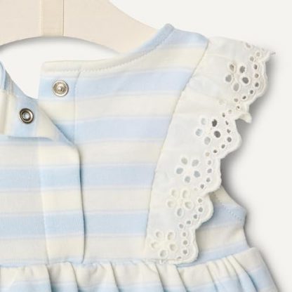 Delicate Eyelet Top & Short Set for Toddlers and Baby Girls - Image 4