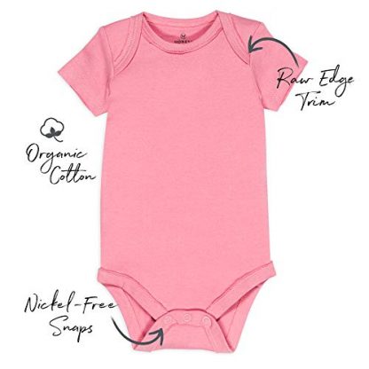 10-Pack Pure Cotton Short Sleeve Baby Bodysuits - Image 2