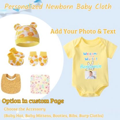 Unisex Newborn Essentials Clothing Set for 0-3 Months - Image 2