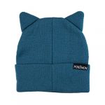Embroidered Creature-Themed Beanie Cap in Blue - Image 3