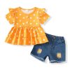 Orange-polka Dot-a