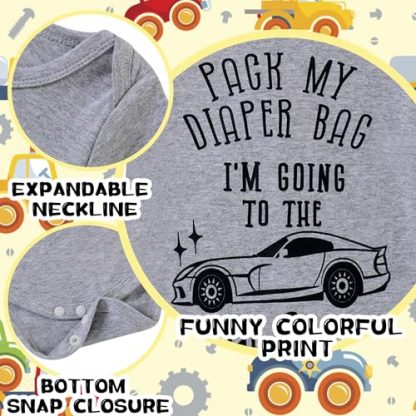 Adorable Unisex Baby Bodysuits with Witty Sayings - Image 2