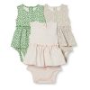 Sage Green Ditsy Floral/Stripe