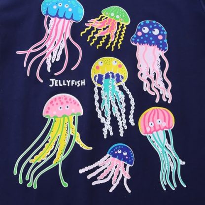 Trio of Comfortable Cotton T-Shirts for Girls - Image 5