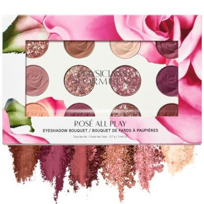 12-Shade Eyeshadow Palette with Shimmer, Matte & Satin Finishes