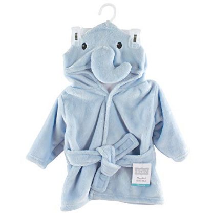 Unisex Plush Animal Face Baby Bathrobe - Image 2