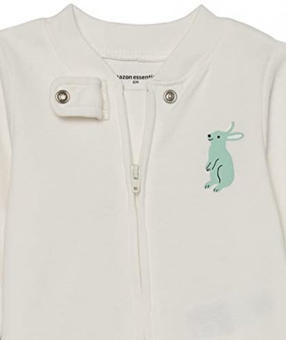 Cozy Cotton Night-time Footed Sleeper Pajamas for Toddlers and Babies - Image 3
