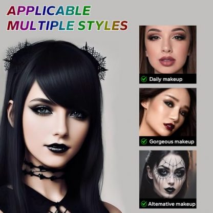 Sultry Glam 9-Color Smokey Eyeshadow Palette - Matte & Glitter Shades - Image 5