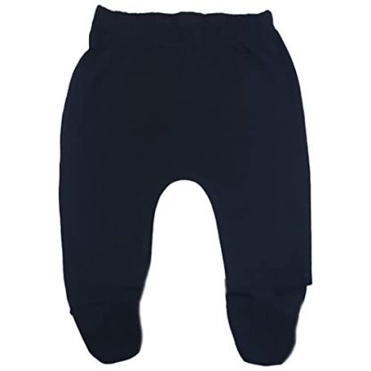 Cozy Bear Cotton-Spandex Baby Pants with Feet - Image 4