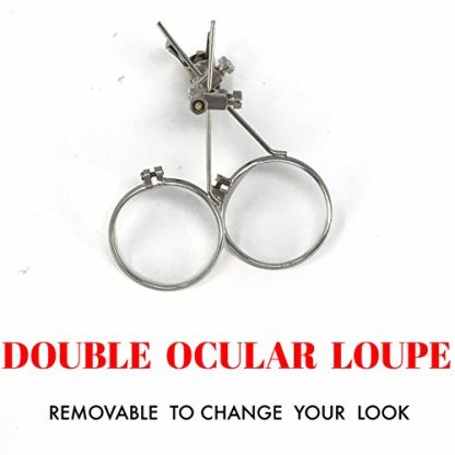Vintage Steampunk Monocle: Victorian Style Eyewear with Double Magnifier - Image 3
