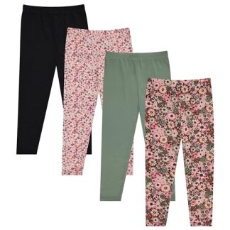 Girl's Fun & Vibrant 4-Pack Leggings Bundle