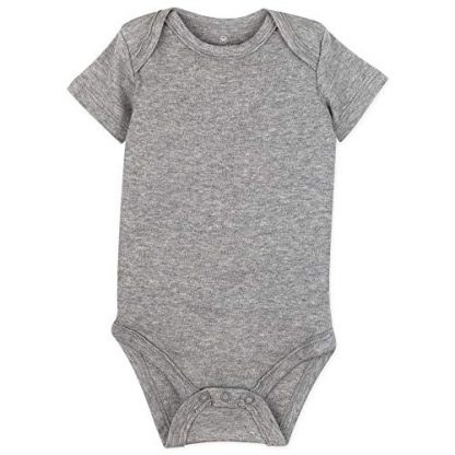 "5-Pack Short-Sleeve Organic Cotton Bodysuits for Baby Boys" - Image 3