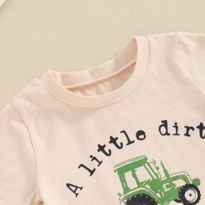 "Little Farmer" Toddler Boy's Summer Outfit Set - Image 3