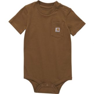 Kid's Comfortable Short-Sleeve Pocket Bodysuit