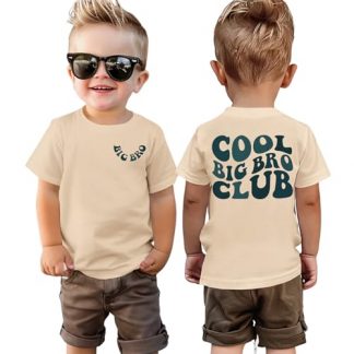 "Big Bro Club" Toddler T-Shirt: Celebrating the New Big Brother