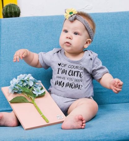 "Witty Words" Unisex Baby Bodysuit - Suitable for 0-18 Months - Image 2