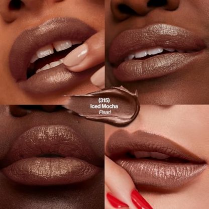 Super Lustrous Creamy Lipstick for Soft, Fuller-Looking Lips in Iced Mocha - Image 3