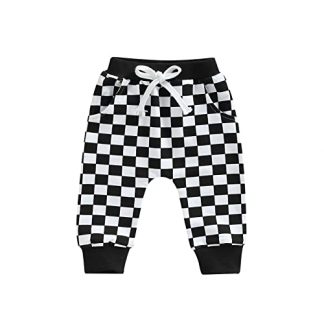 Unisex Toddler Checkerboard Plaid Trousers