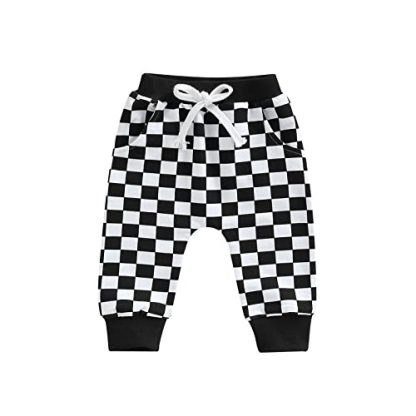 Unisex Toddler Checkerboard Plaid Trousers