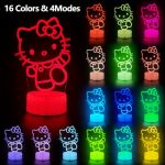 Enchanting Kitty 3D Night Light with Color-Changing Features - Image 3