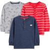 Grey Dogs/Navy Heather/Red Double Stripe