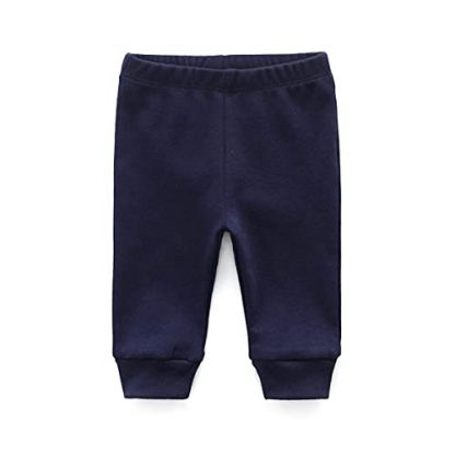 Cozy Cotton Pants for Newborns - Unisex, 4-Pack - Image 4