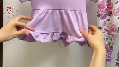Adorable Floral Ruffle Outfit for Baby and Toddler Girls - Image 7