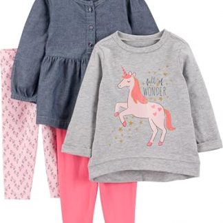 Delightful 4-Piece Girls' Playwear Set