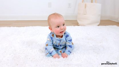 "Charming Trio of Flower-Themed Baby Sleepers" - Image 6