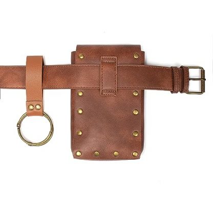 Vintage-Style Multi-Use Steampunk Belt Pouch and Accessory Kit - Image 4