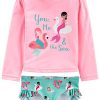 Aqua Green Swan/Pink Mermaid