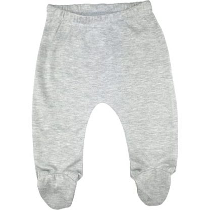Cozy Bear Cotton Baby Leggings with Built-In Footies - Image 3