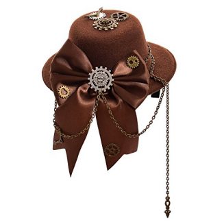 Enchanting Steampunk Mini Top Hat for Women: Be the Star of Every Party