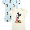 Cream/Blue Mickey