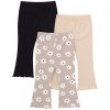 Brown Flowers, Oatmeal and Black