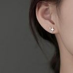 Romantic Starlight Sterling Silver Stud Earrings - Image 3