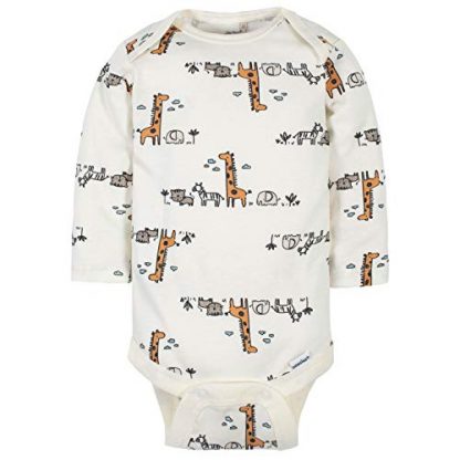Adorable 6-Pack Baby Boy Long-Sleeve Bodysuits - Image 3