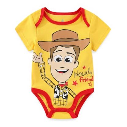 Animated Adventure Themed 3-Pack Bodysuits for Baby Boys - Image 2