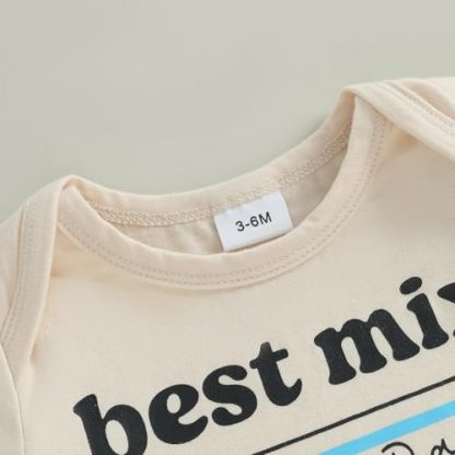 "Charming Baby Bodysuit with Humorous Lettering for Special Occasions" - Image 4