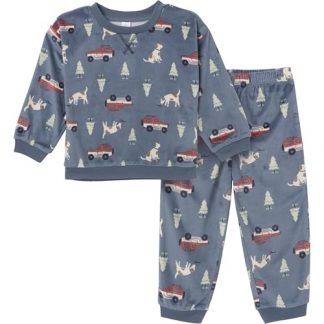 Toddler's Bunny Fleece 2-Piece Pajama Set