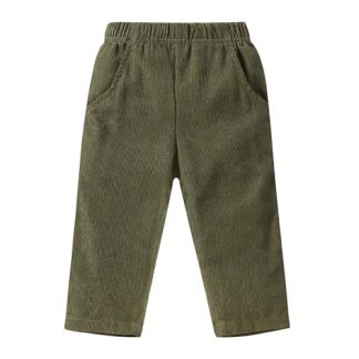 Versatile Toddler Boy's Elastic Waist Chino Pants with Pockets