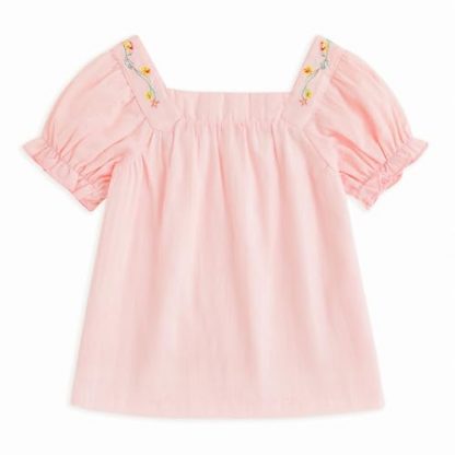"Charming Puff-Sleeve Toddler Blouse" - Image 2