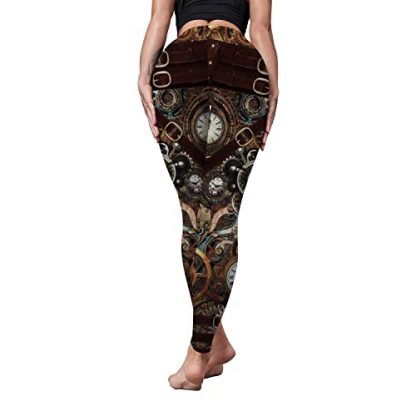 Women's Retro Steampunk Leggings: Comfortable, Stylish, and Unique - Image 4