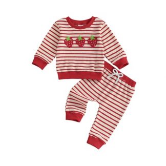 Cozy & Adorable Toddler Girl's Fall Outfit Set with Sweet Sayings