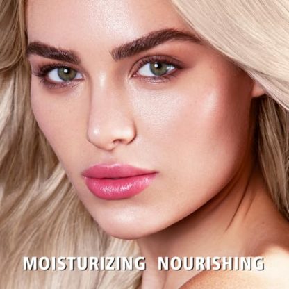 Lustrous Pink Lipstick with Hydrating Lip Balm - Image 3