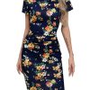 Blue Floral Short Sleeve