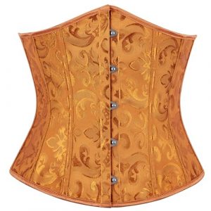 SHYMMUO Underbust Corset for Women Steampunk Waist Trainer Vintage Bustier Top Gothic Renaissance Corset
