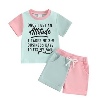 Adorable Summer Outfit Set for Toddler Girls