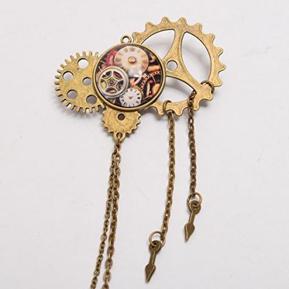 Unisex Steampunk-Inspired Brooch Lapel Pin - Image 5