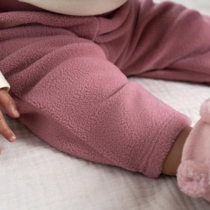 "Cuddly Microfleece Pants for Baby Girls, Pack of 4" - Image 3
